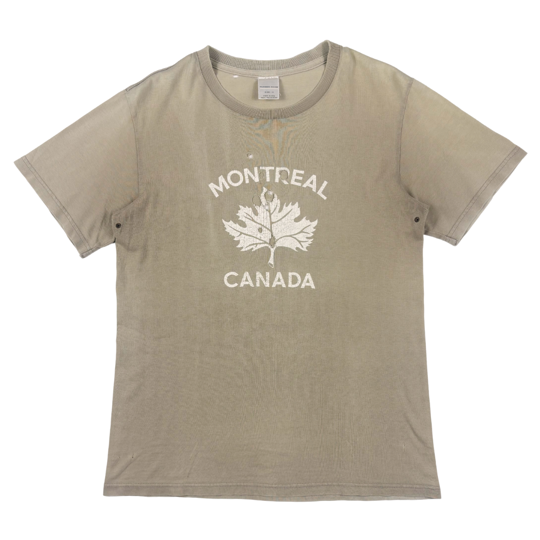 Number (N)ine Montreal Canada Tee – SS01