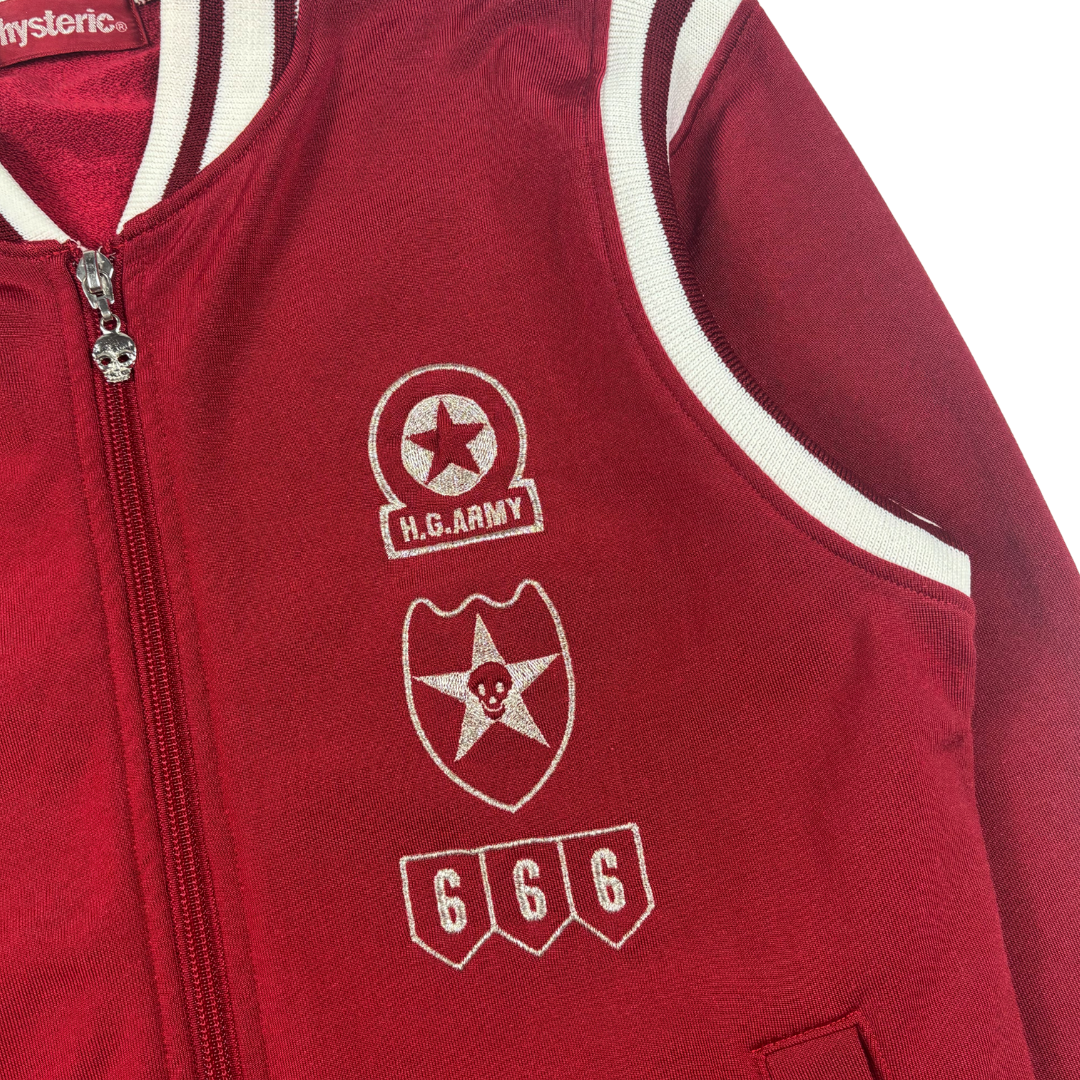 Hysteric Glamour H.G. Army Varsity Track Jacket