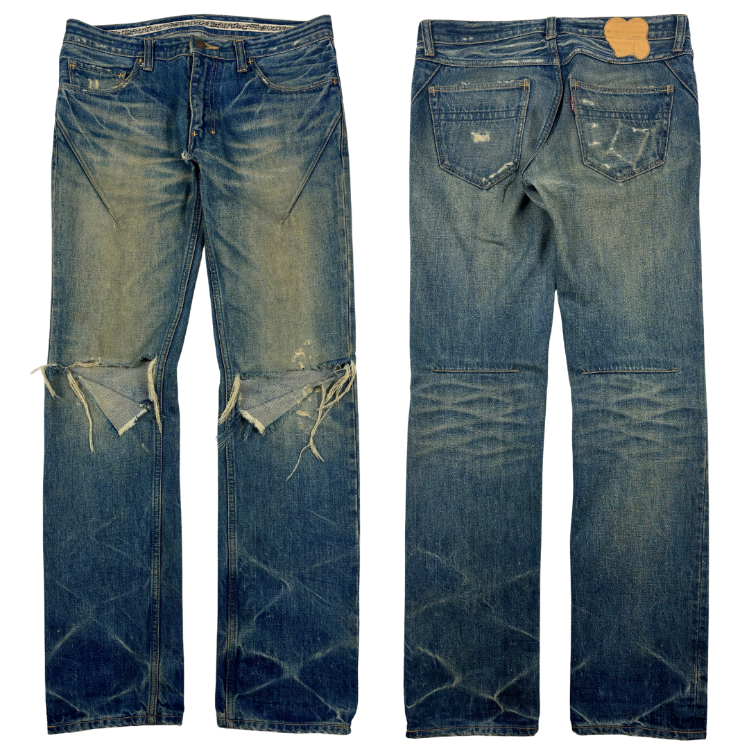 Number (n)ine ギブ期 straight denim NUMBER (N)INE（デニム⁄ジーンズ 