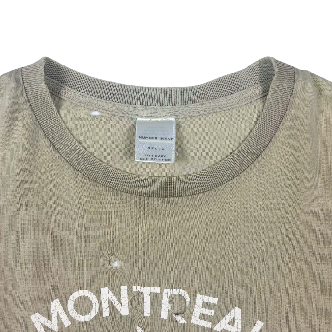 Number (N)ine Montreal Canada Tee – SS01