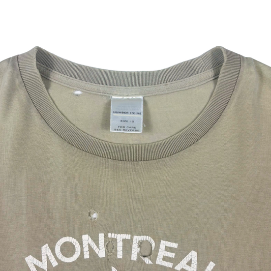 Number (N)ine Montreal Canada Tee – SS01