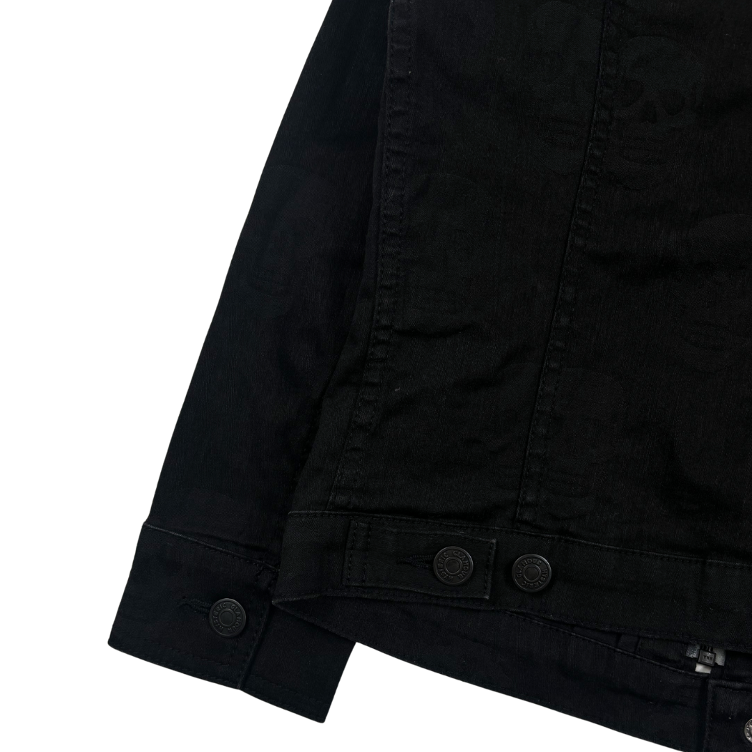 Hysteric Glamour Tonal Skull Trucker Jacket