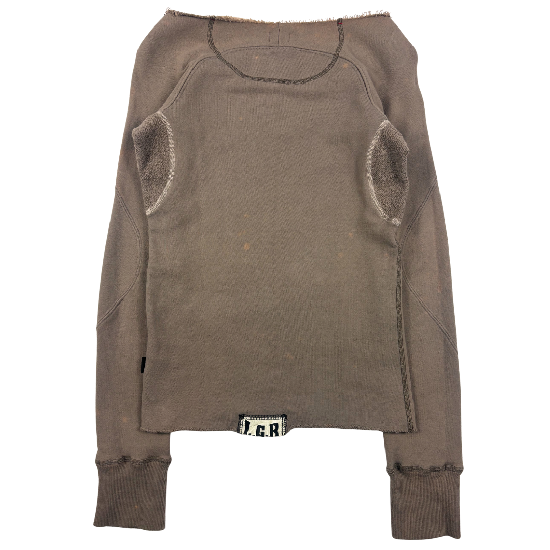 L.G.B. Raw Hem Spider Crewneck