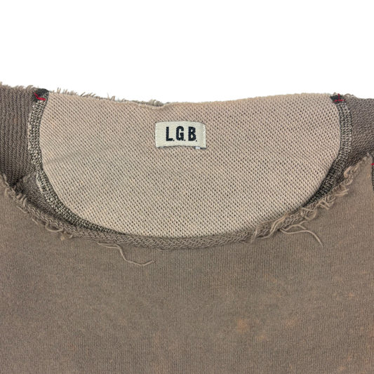 L.G.B. Raw Hem Spider Crewneck