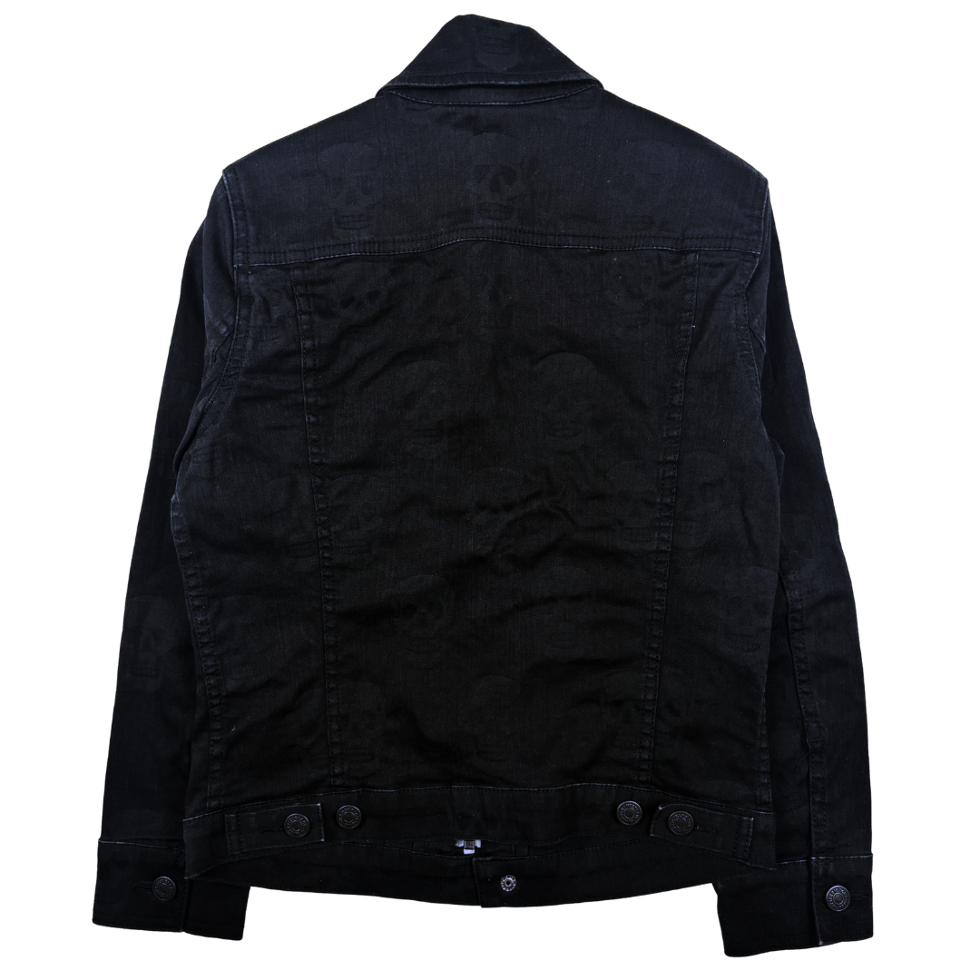 Hysteric Glamour Tonal Skull Trucker Jacket
