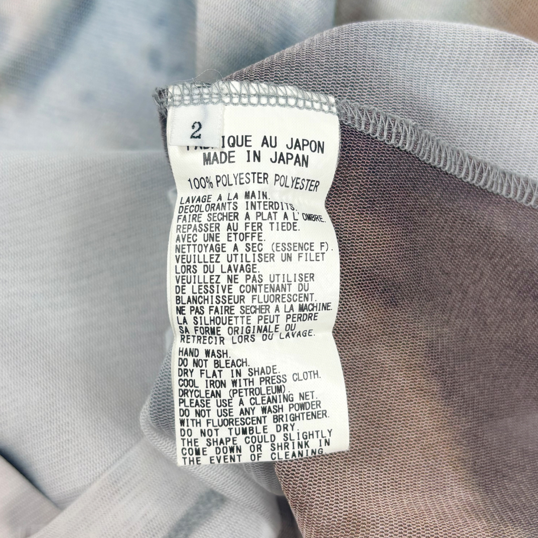 Y’s by Yohji Yamamoto Rain Mesh Long Sleeve