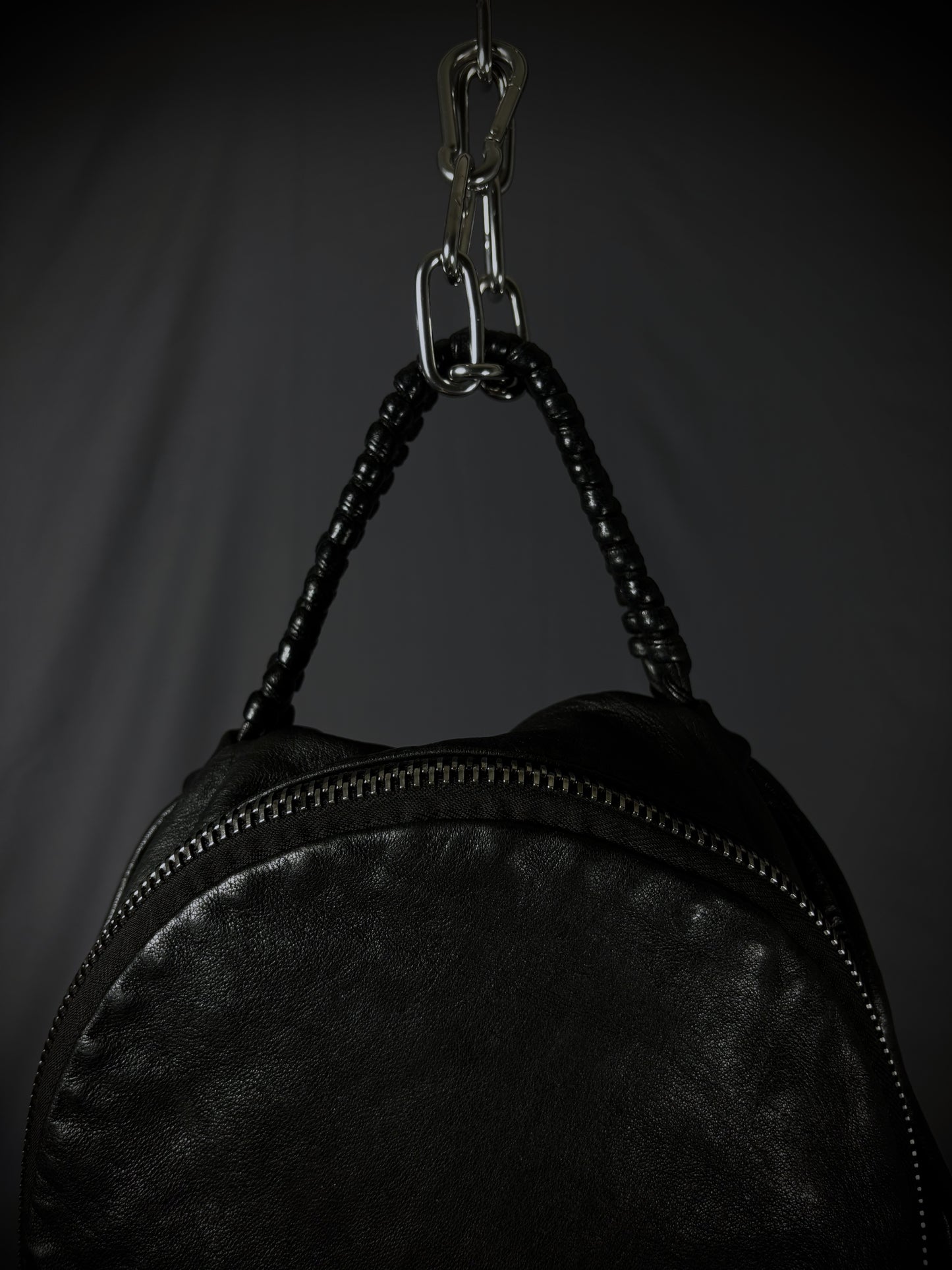 Giorgio Brato Woven Leather Compact Backpack