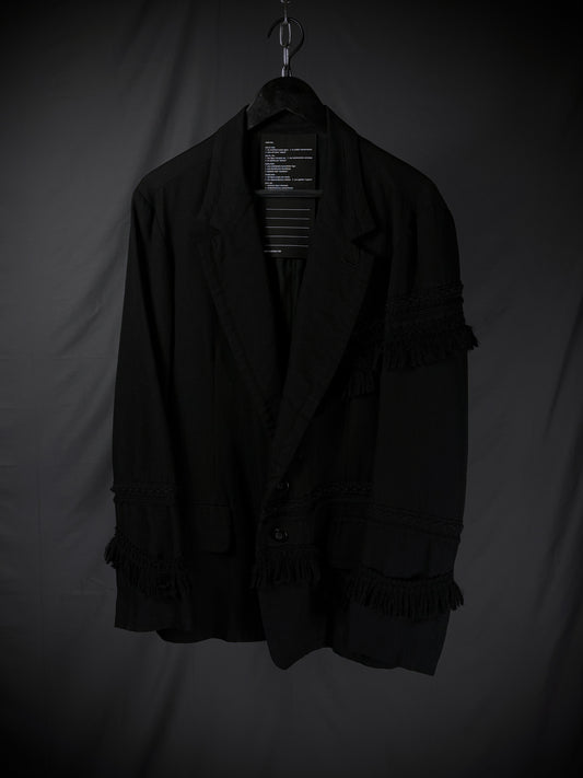 Nude:MM Fringe Braided Tailored Jacket