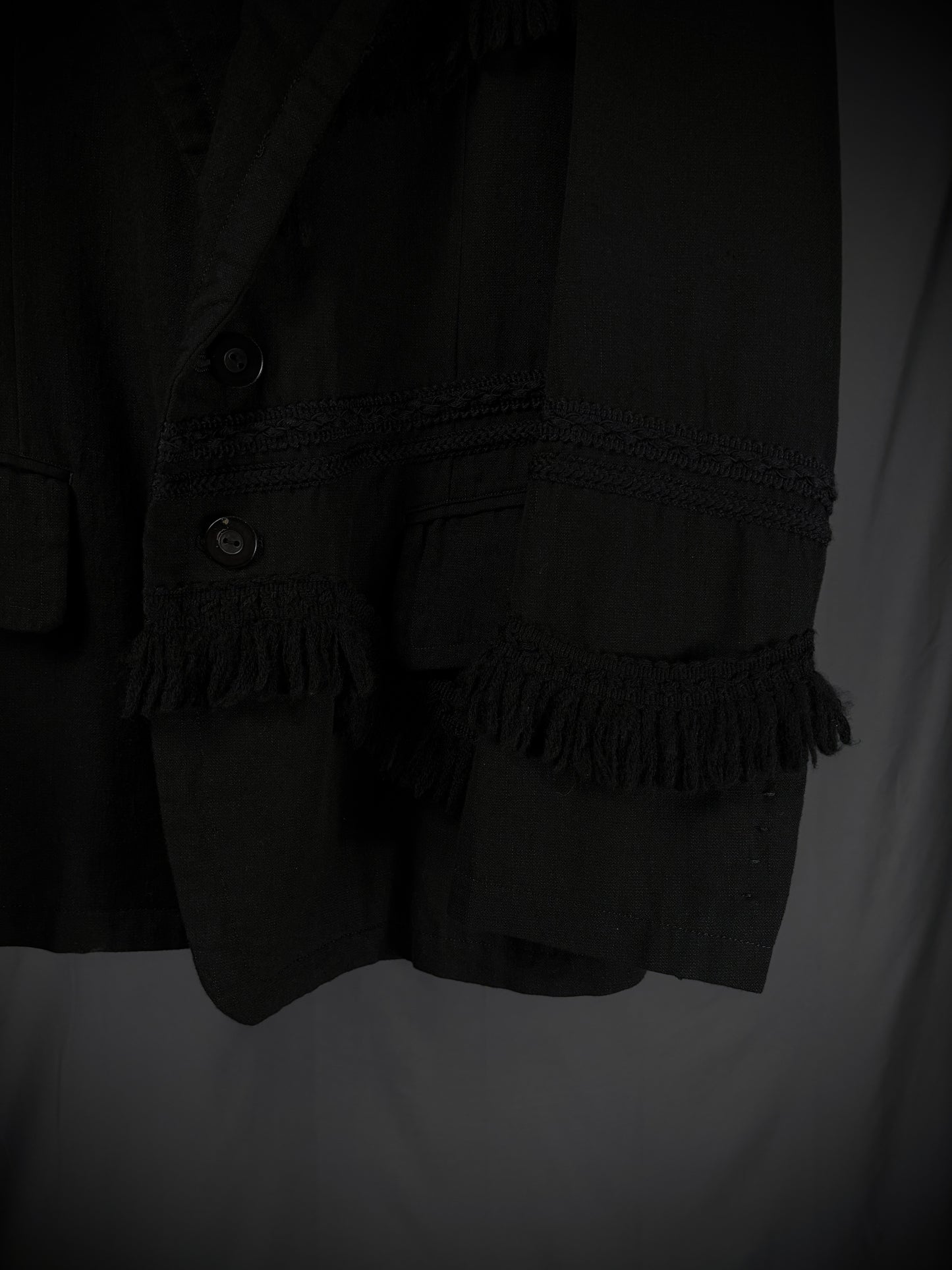 Nude:MM Fringe Braided Tailored Jacket
