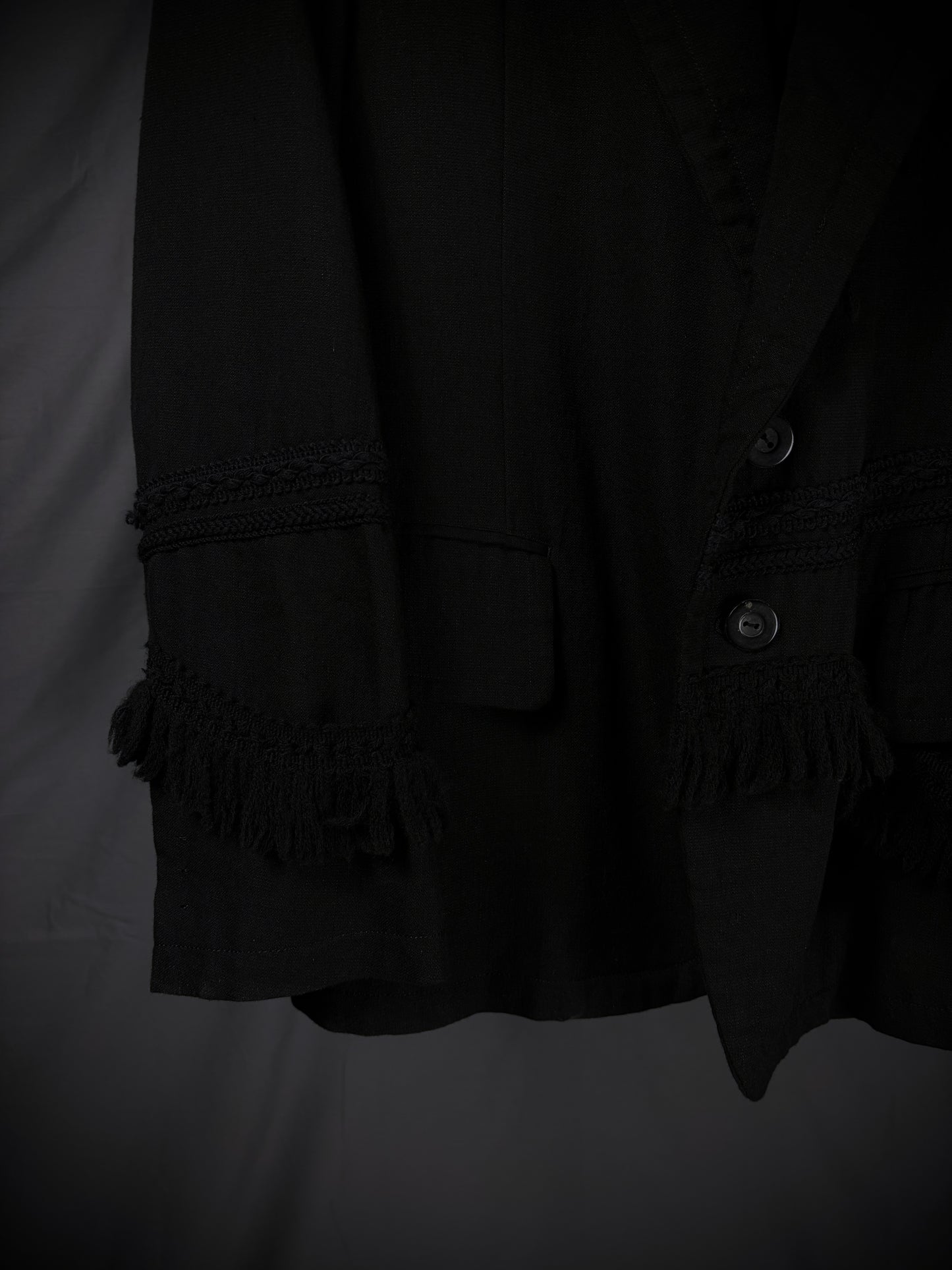 Nude:MM Fringe Braided Tailored Jacket