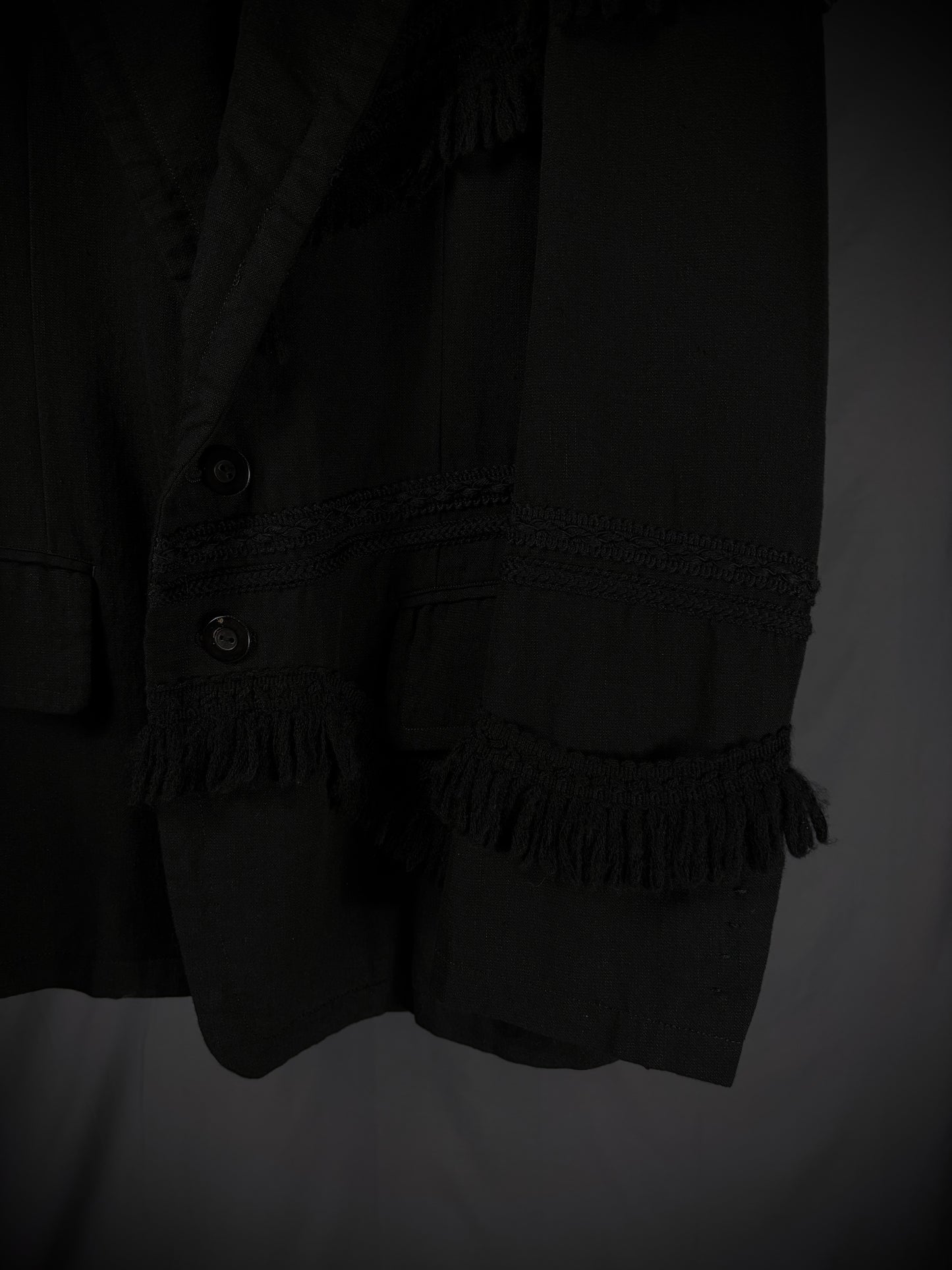 Nude:MM Fringe Braided Tailored Jacket