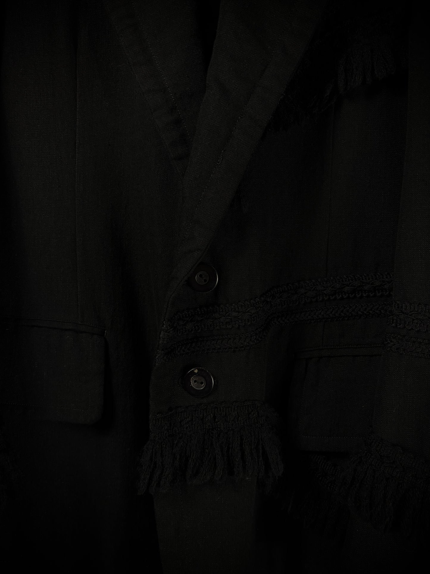 Nude:MM Fringe Braided Tailored Jacket