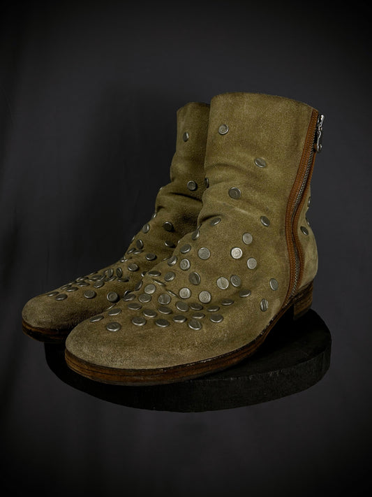 Miharayasuhiro Studded Side-Zip Boots – FW09
