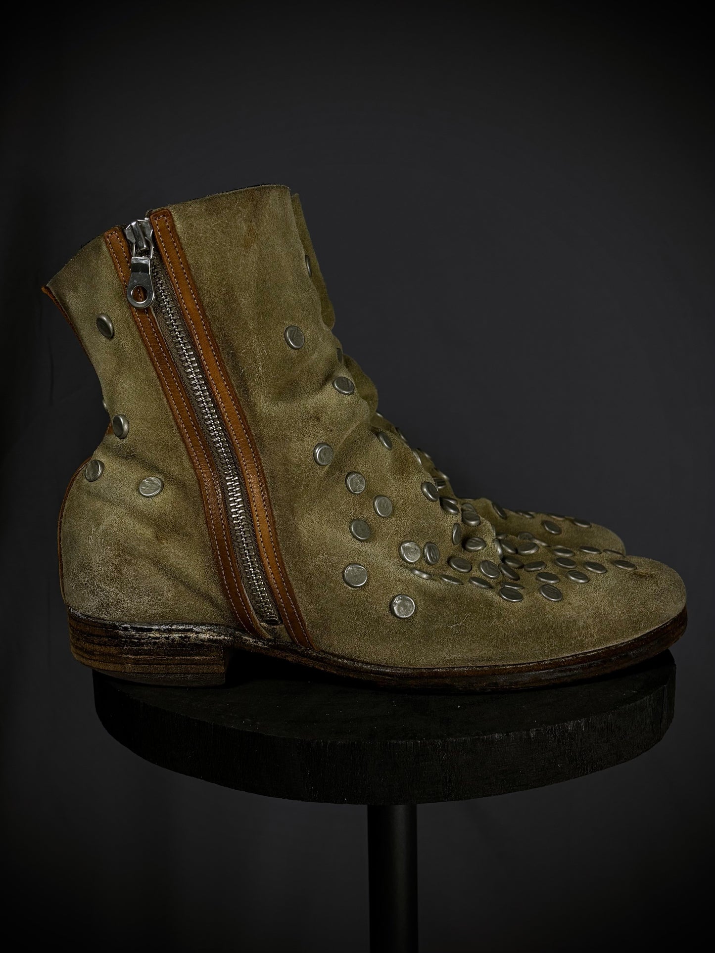 Miharayasuhiro Studded Side-Zip Boots – FW09