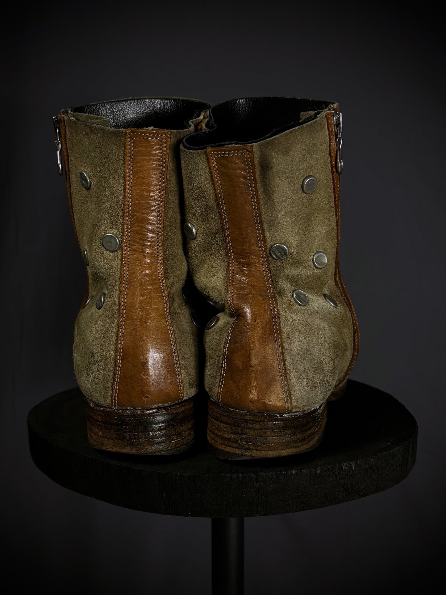 Miharayasuhiro Studded Side-Zip Boots – FW09