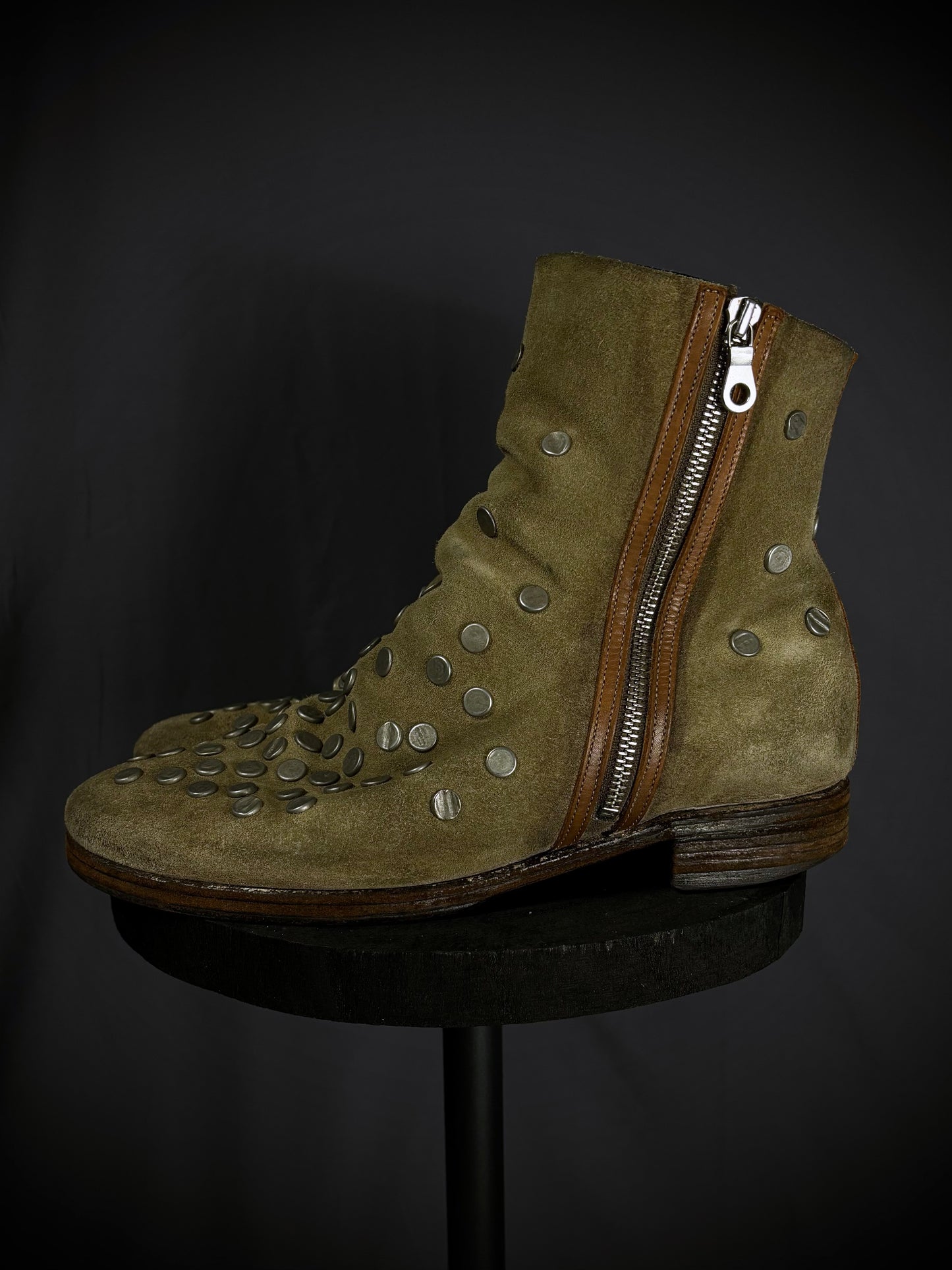 Miharayasuhiro Studded Side-Zip Boots – FW09
