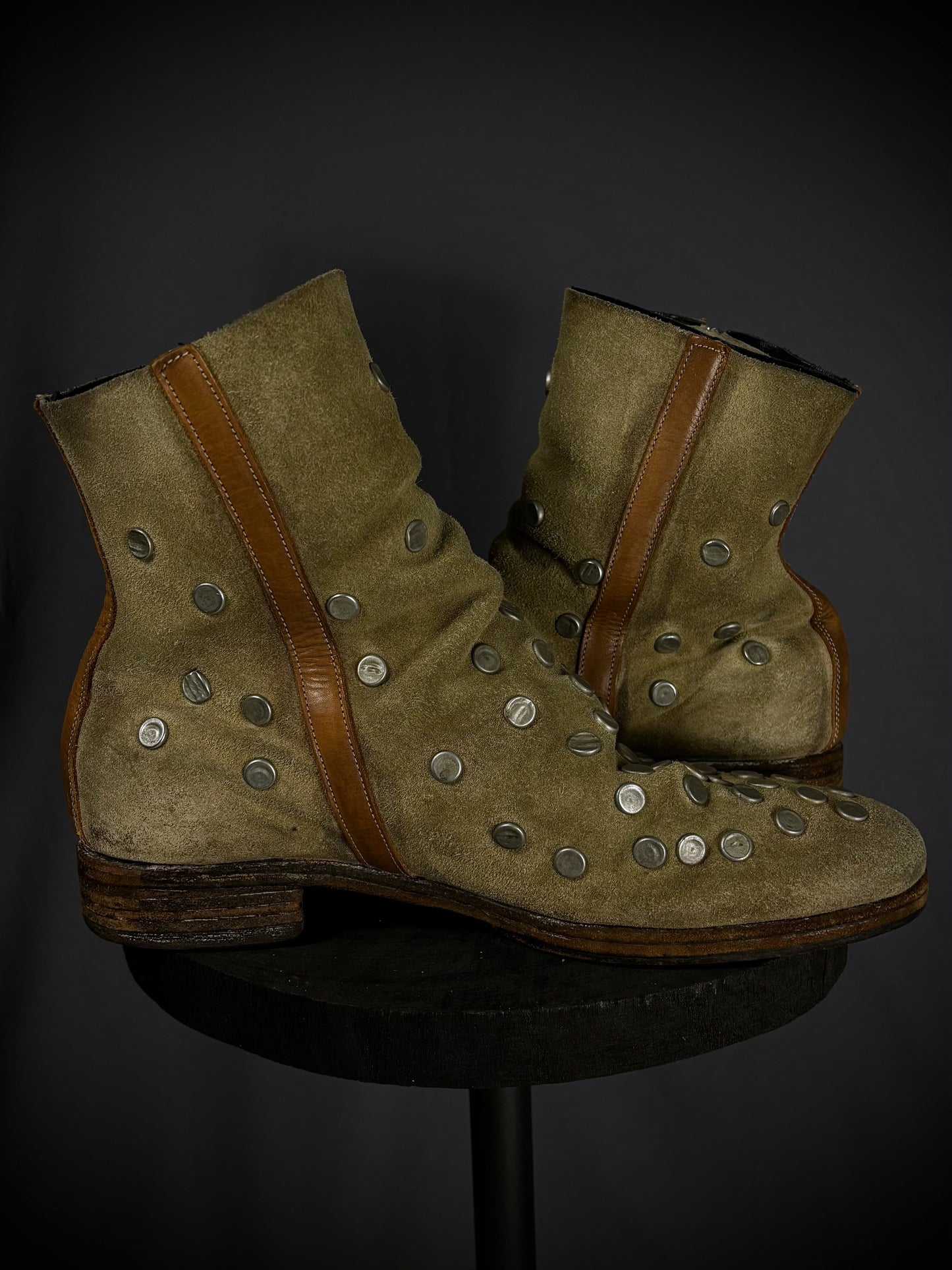 Miharayasuhiro Studded Side-Zip Boots – FW09