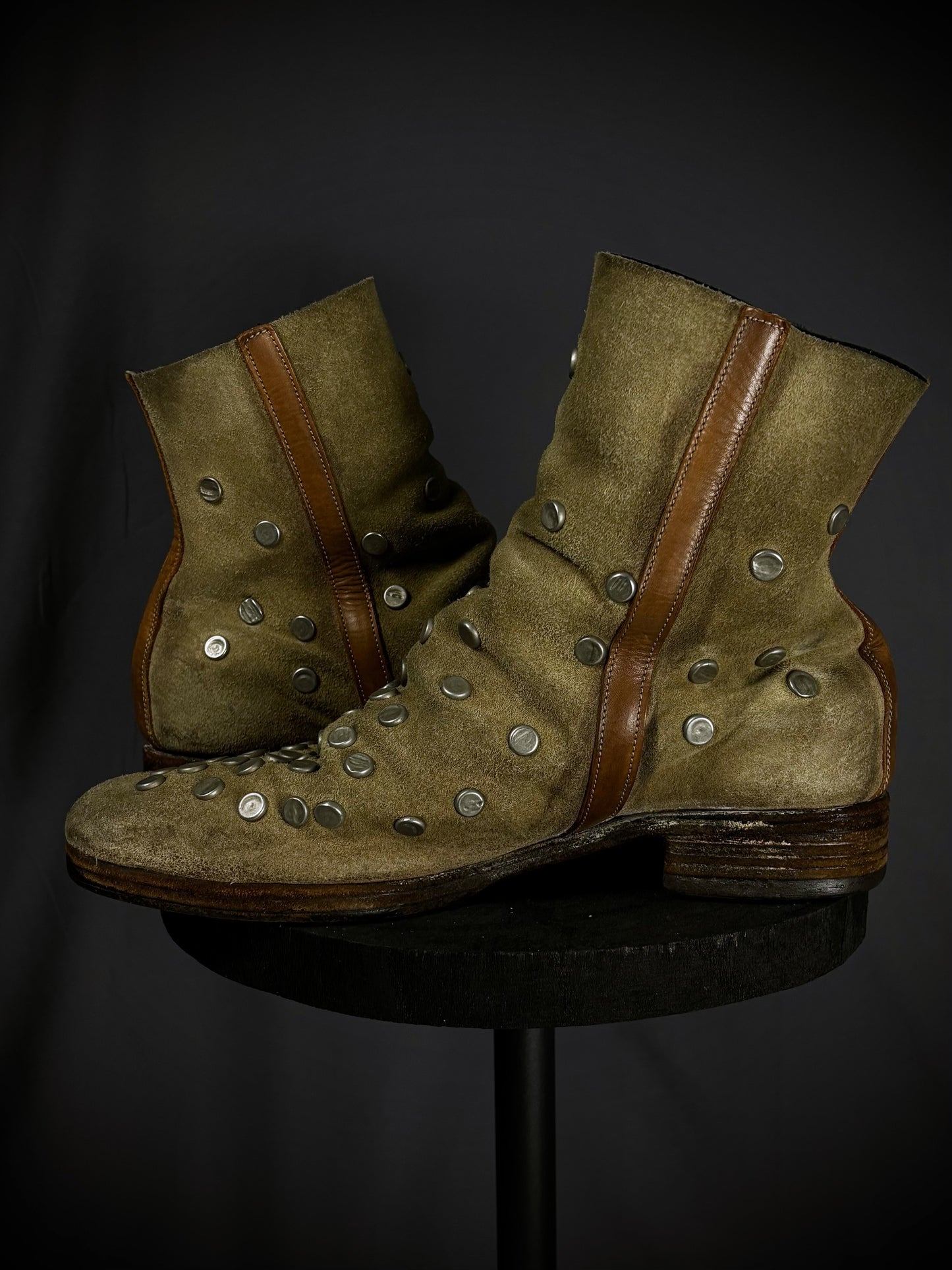 Miharayasuhiro Studded Side-Zip Boots – FW09