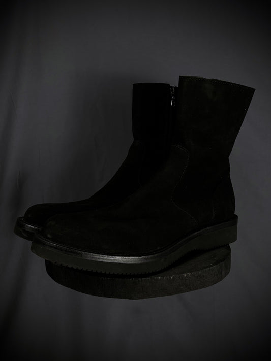 Isamu Katayama Backlash Japanese Calf Suede Side-Zip Boots – FW19