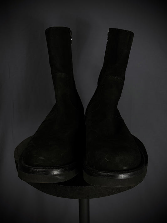 Isamu Katayama Backlash Japanese Calf Suede Side-Zip Boots – FW19
