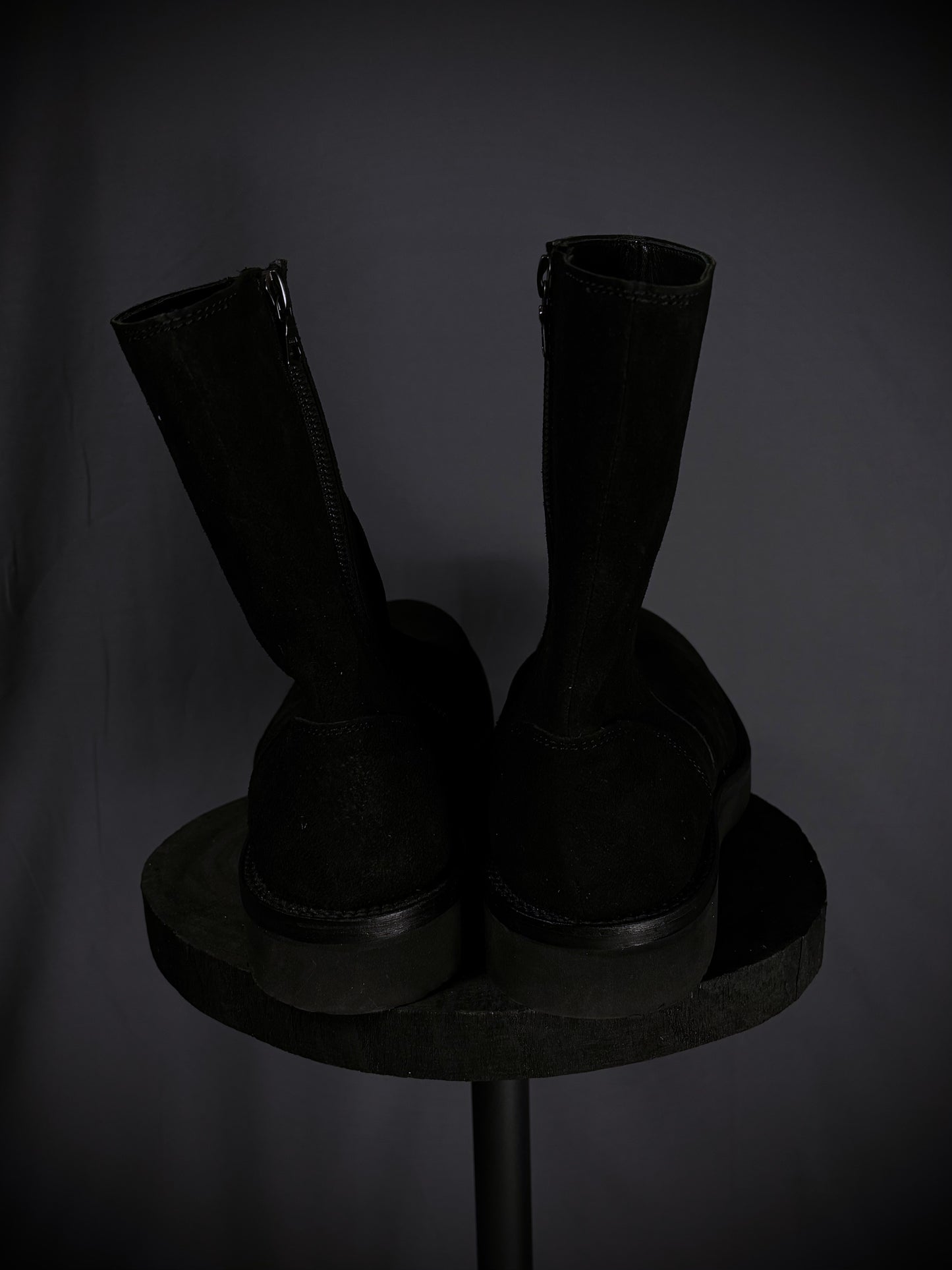 Isamu Katayama Backlash Japanese Calf Suede Side-Zip Boots – FW19