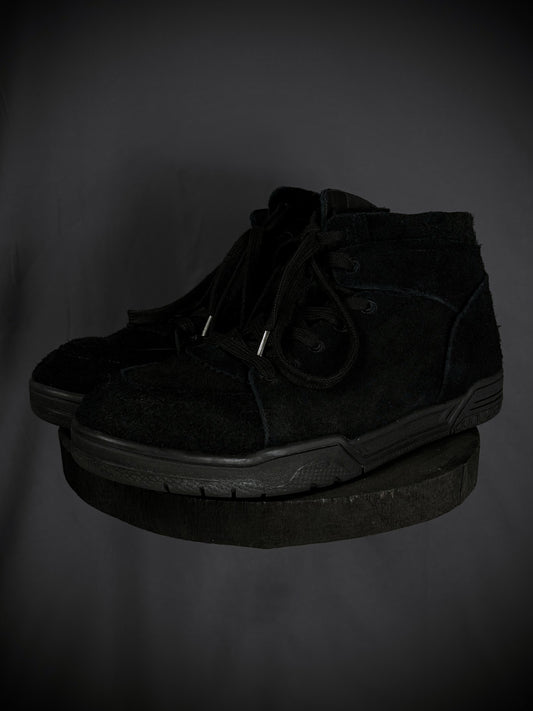 Diet Butcher Slim Skin Textured Suede Mid-Top Sneakers