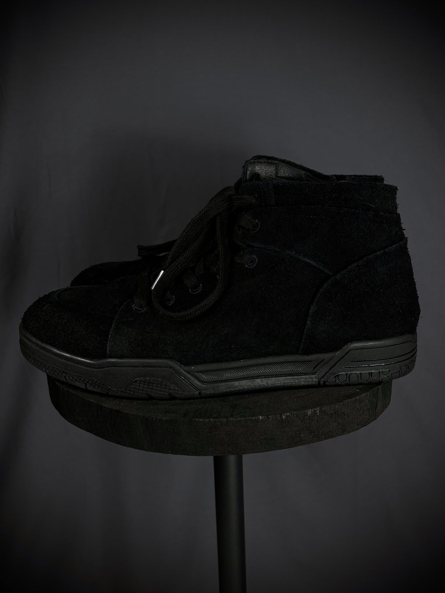 Diet Butcher Slim Skin Textured Suede Mid-Top Sneakers