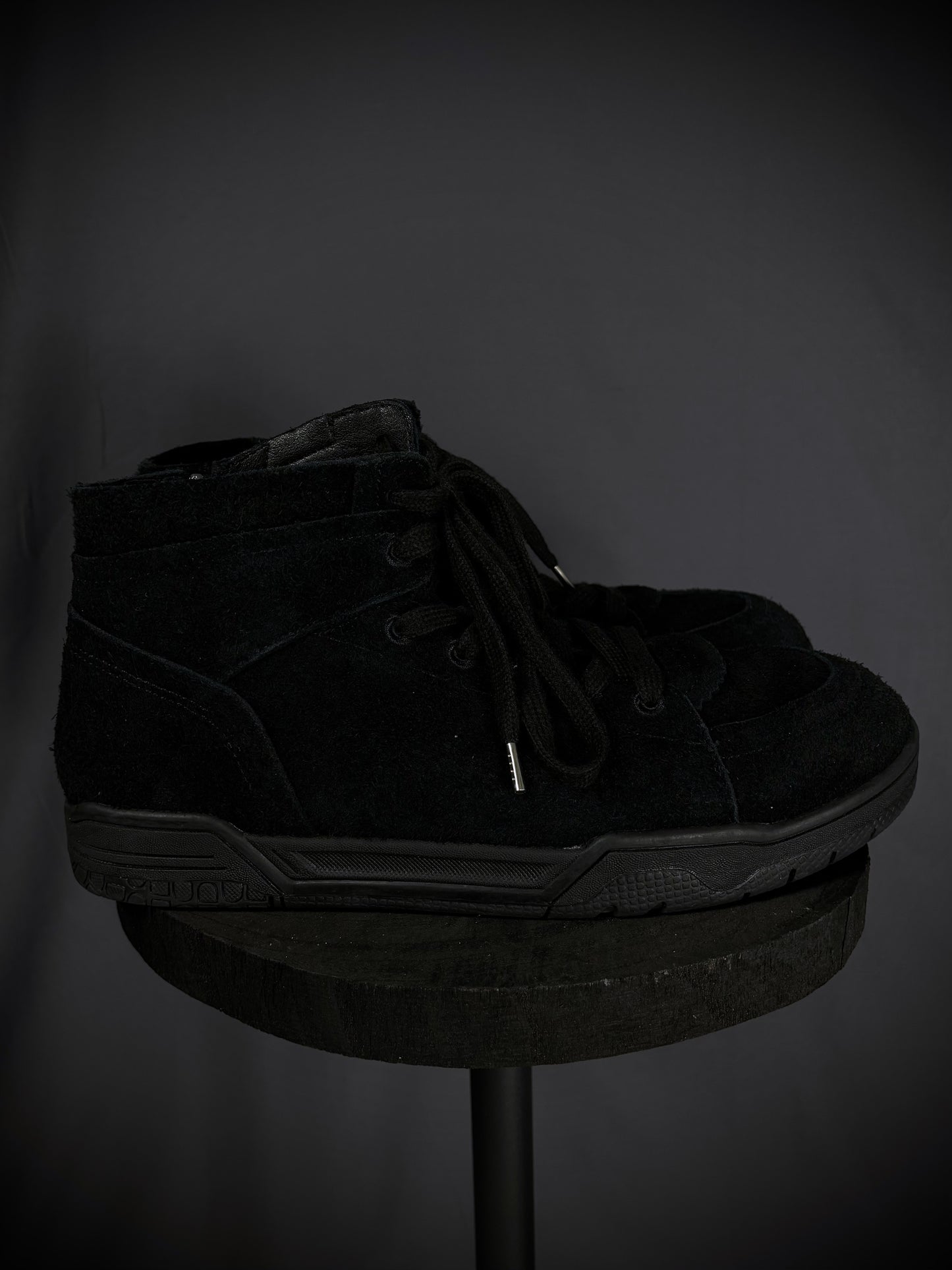 Diet Butcher Slim Skin Textured Suede Mid-Top Sneakers