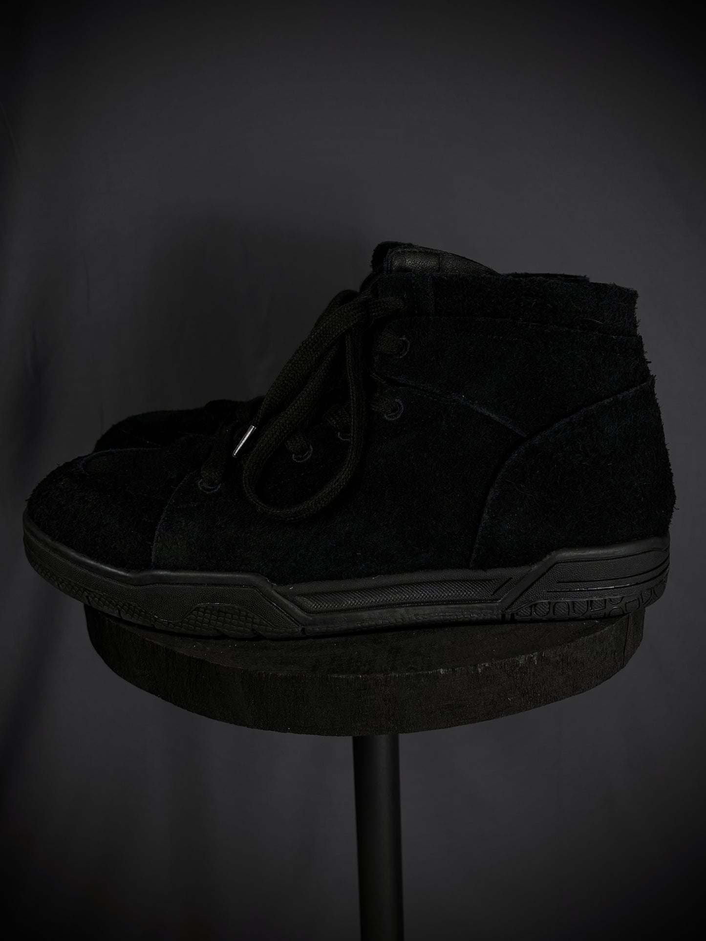 Diet Butcher Slim Skin Textured Suede Mid-Top Sneakers
