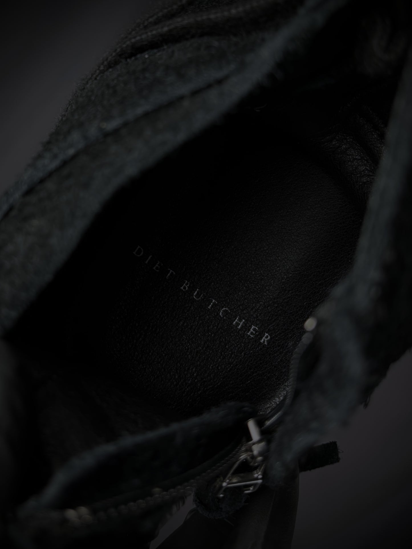 Diet Butcher Slim Skin Textured Suede Mid-Top Sneakers