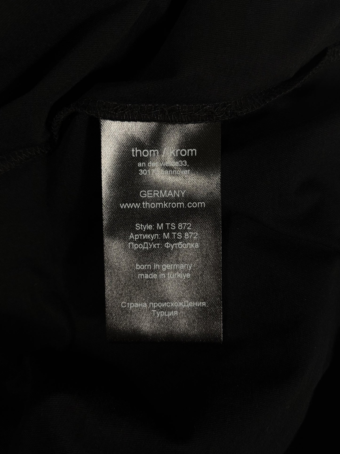 Thom Krom TS 872 Tee – FW25