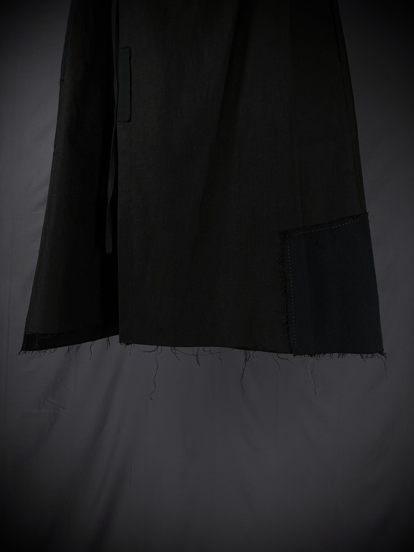 Professor.E Layered Patchwork Wrap Skirt – FW25