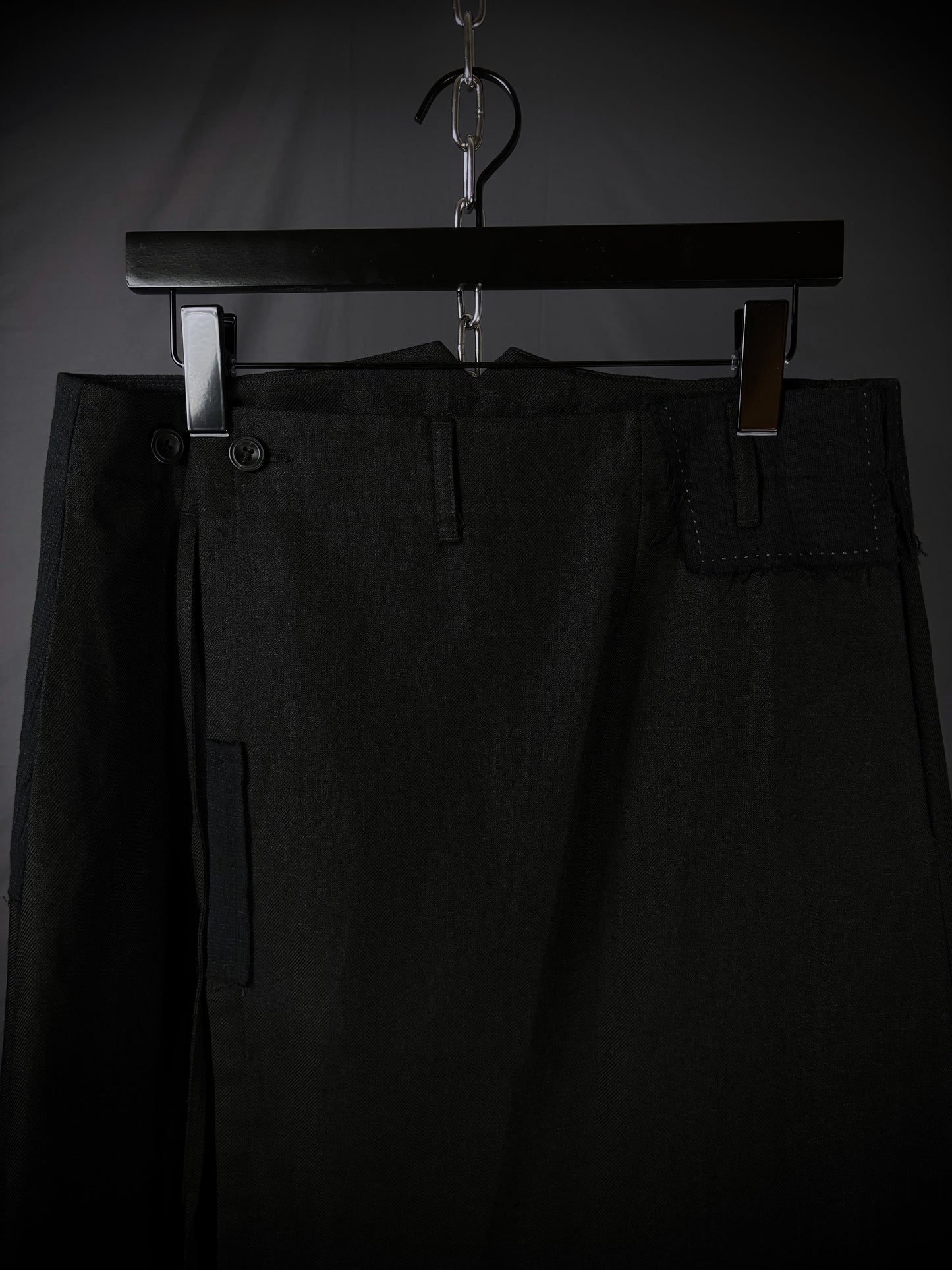 Professor.E Layered Patchwork Wrap Skirt – FW25