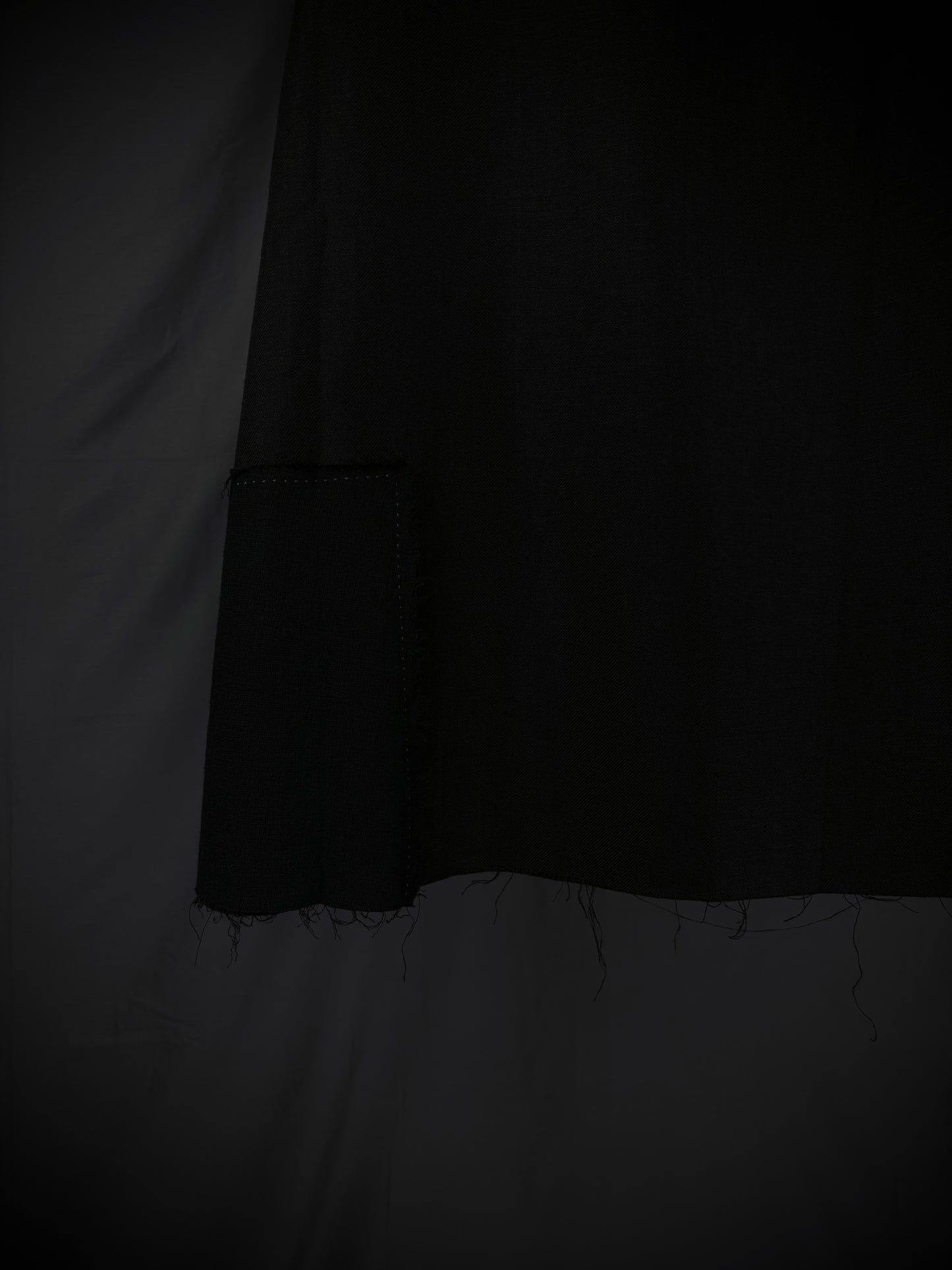 Professor.E Layered Patchwork Wrap Skirt – FW25