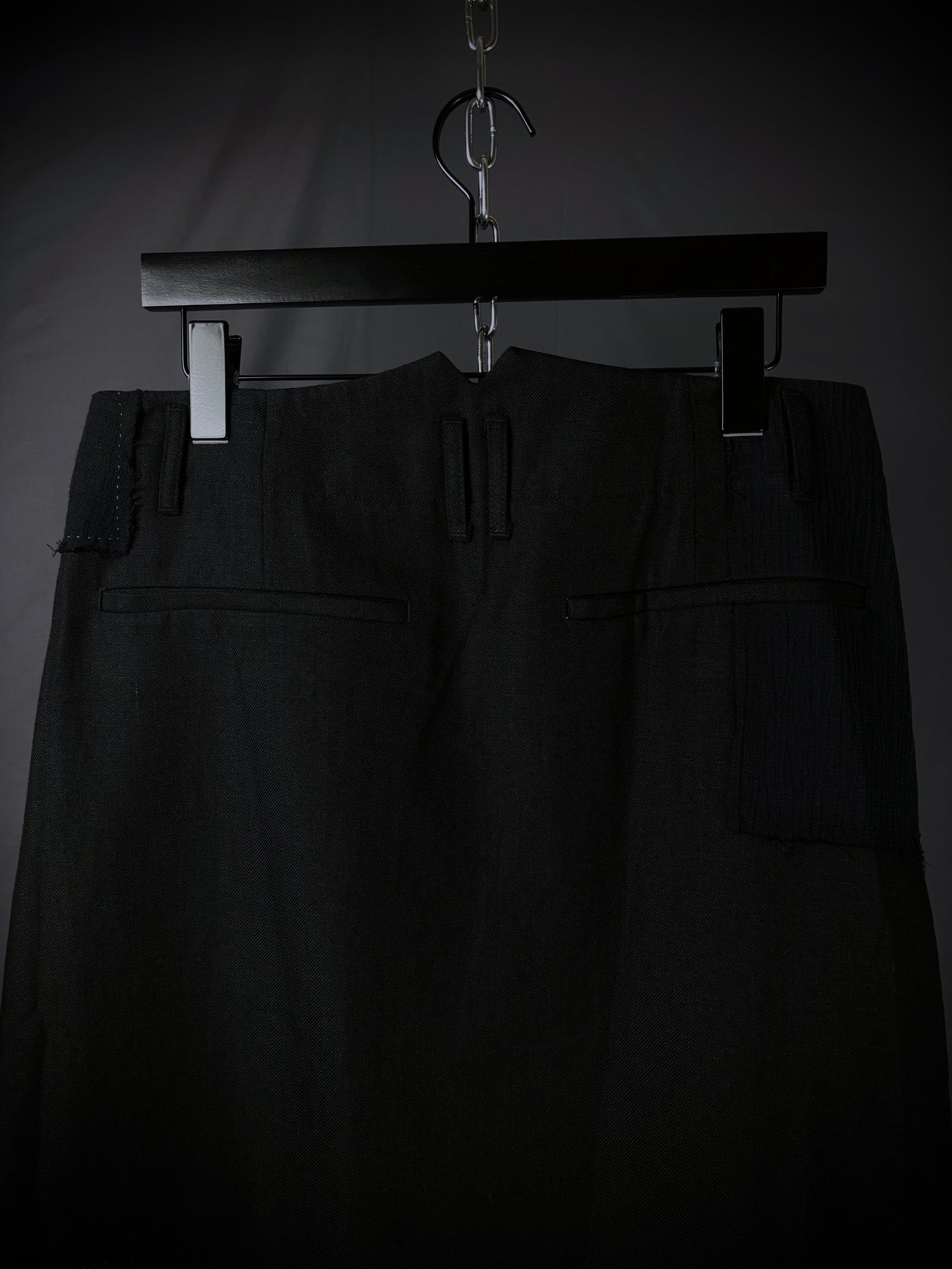 Professor.E Layered Patchwork Wrap Skirt – FW25