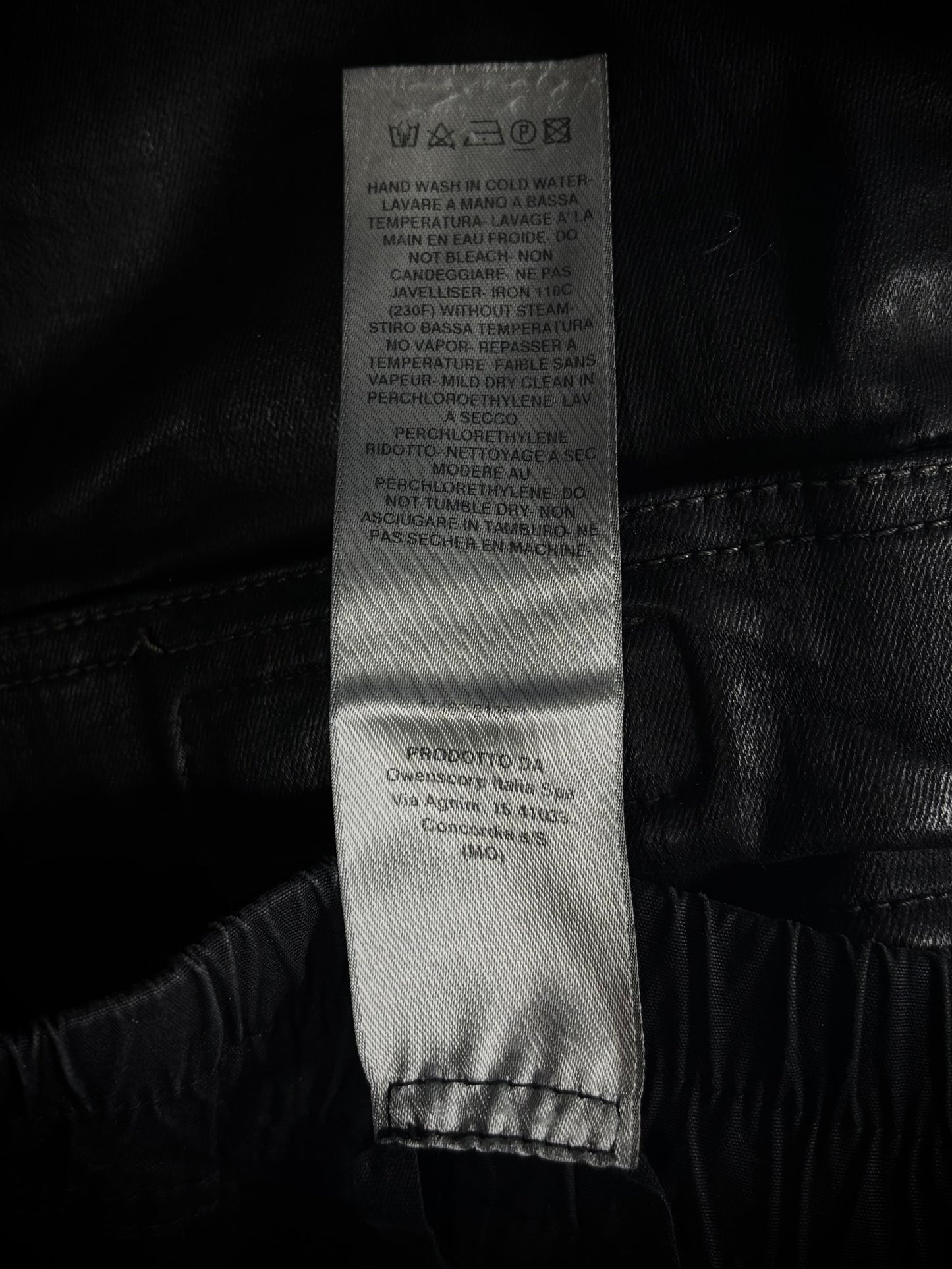 Rick Owens Waxed Astaire Shorts – FW18
