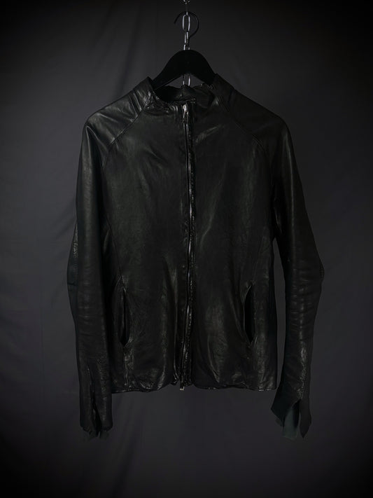 Incarnation Anatomical Overlock Stitch Leather Jacket