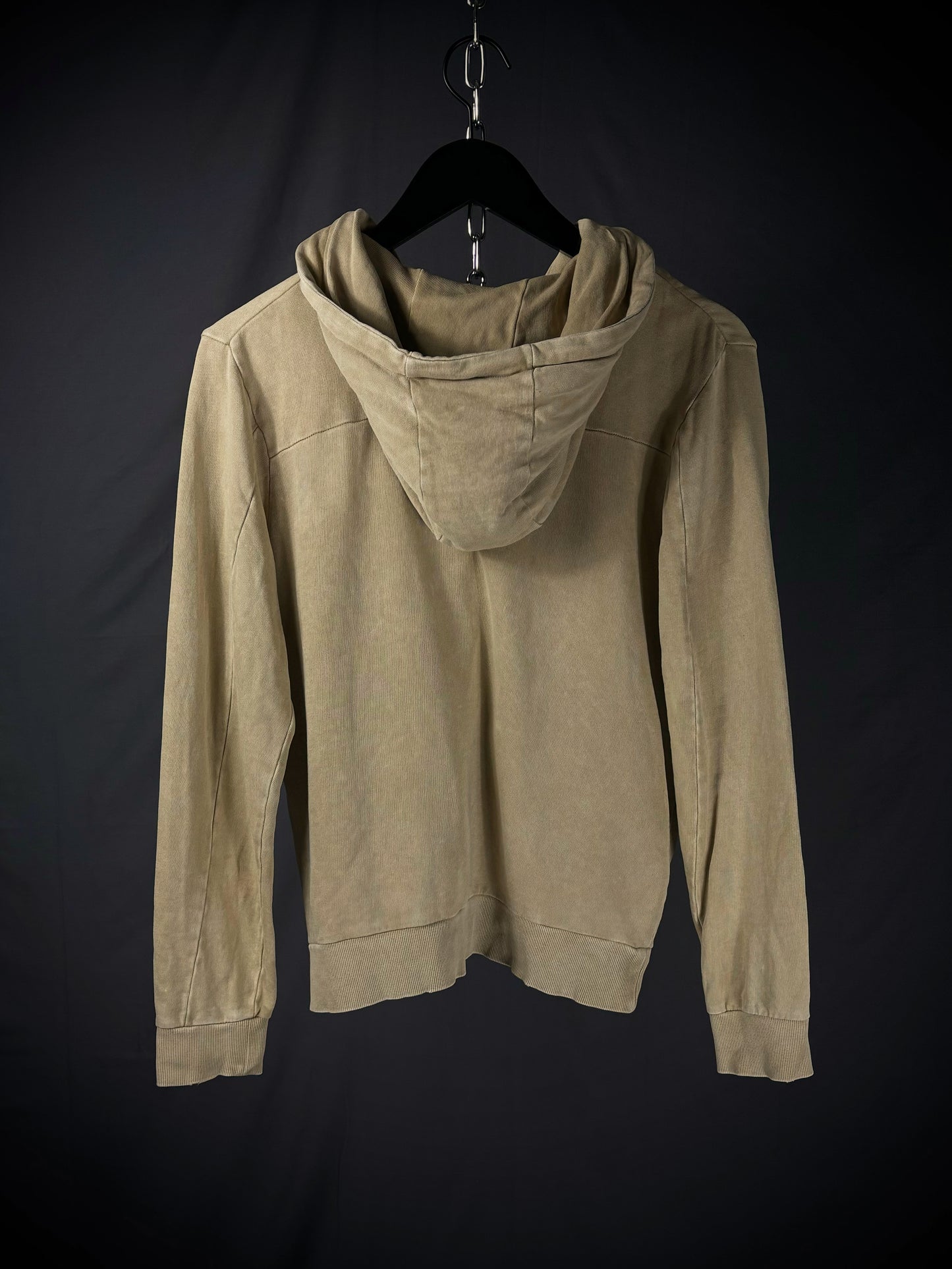 Tete Homme Distressed Dual-Zip Hoodie