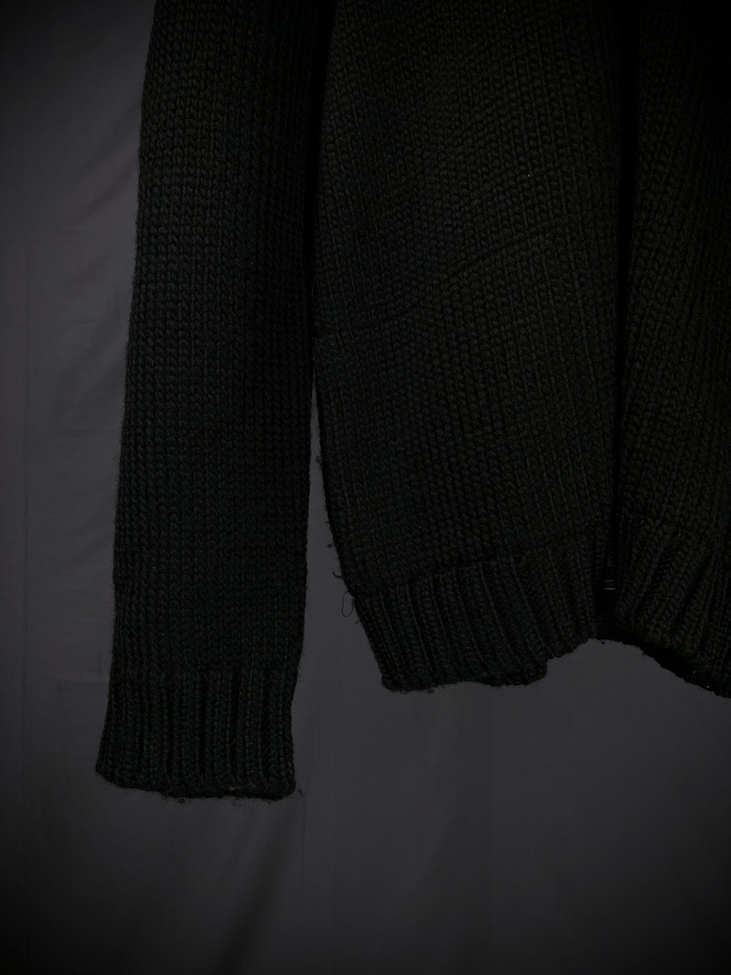 Rupert Faux Fur Trim Knit Hoodie