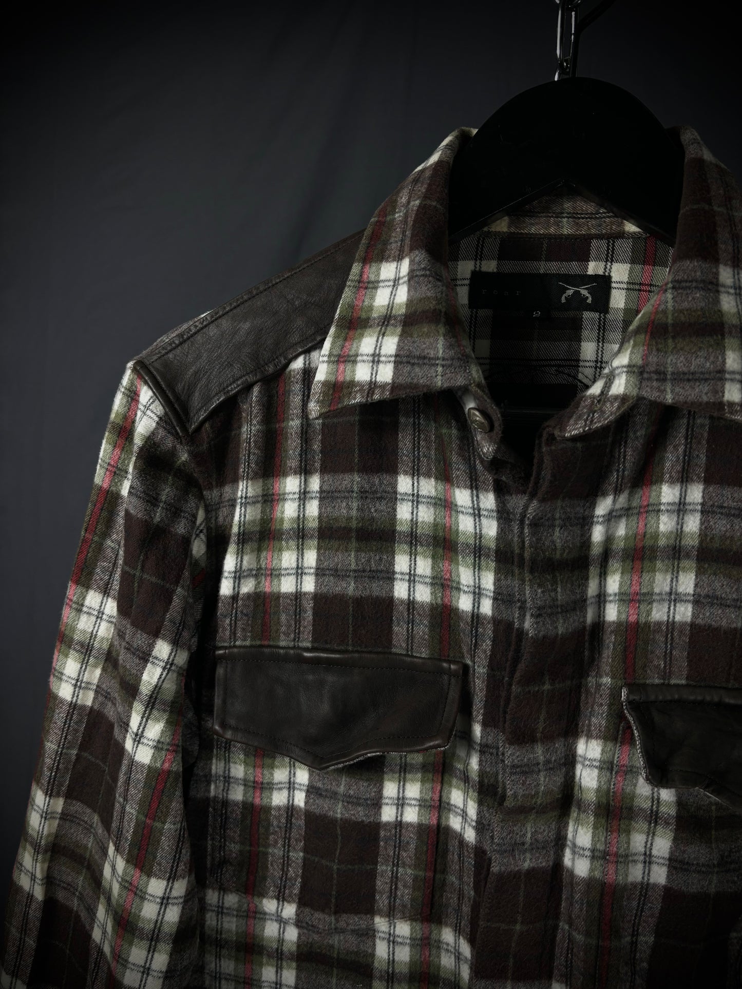 Roarguns Give Peace A Chance Flannel