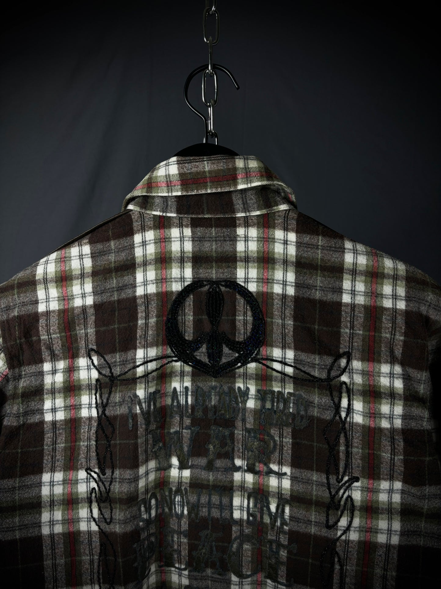 Roarguns Give Peace A Chance Flannel