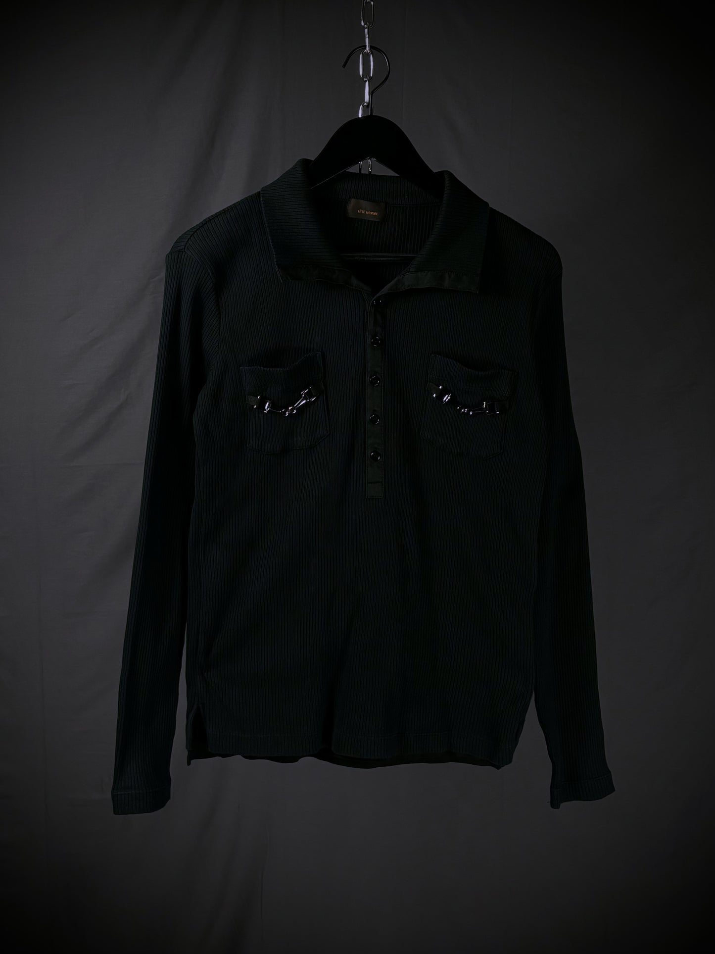 Tete Homme Horse Bit Clasp Pocket Shirt