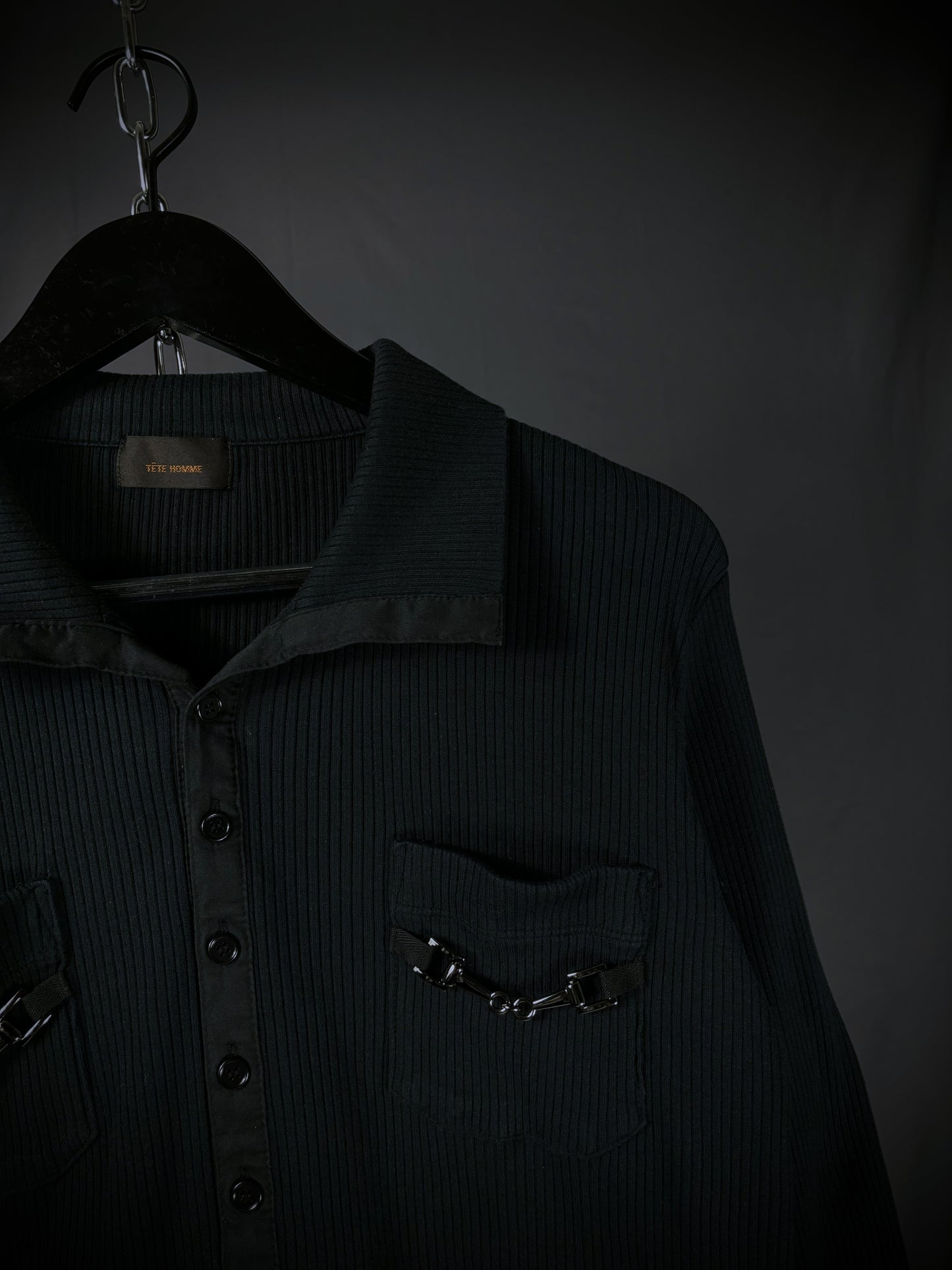 Tete Homme Horse Bit Clasp Pocket Shirt