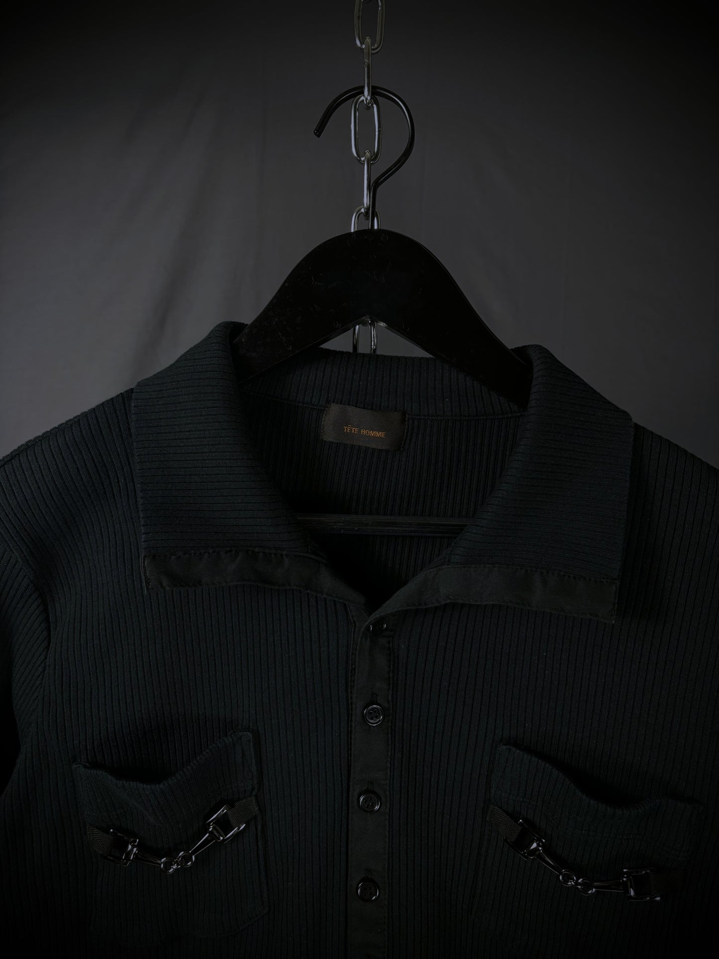 Tete Homme Horse Bit Clasp Pocket Shirt