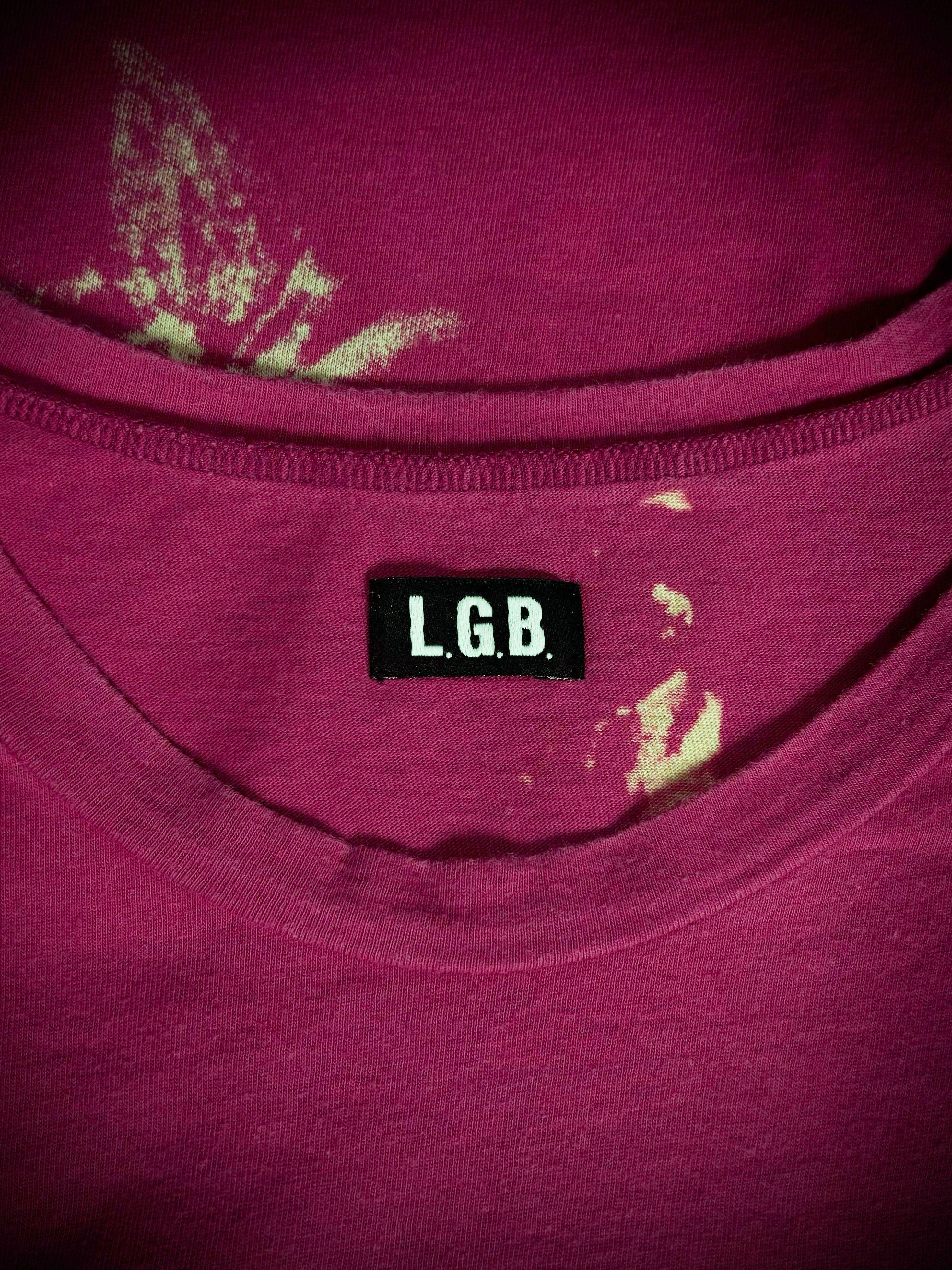 L.G.B. WILD FLOWERS 長袖カットソー パープル L.G.B. Wild Flowers Tee – SaolMortem