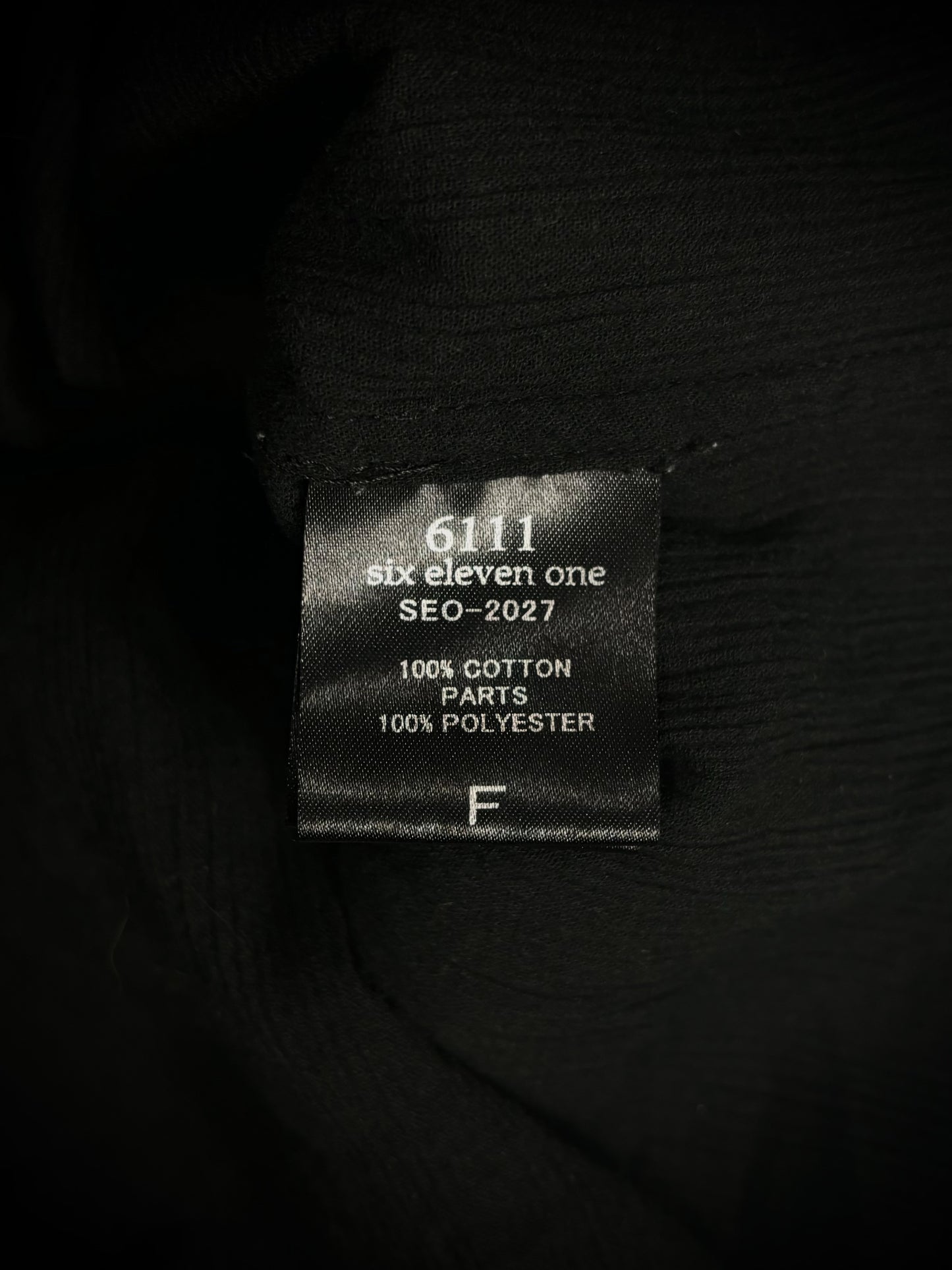 six eleven one Distressed Pintuck Button-Up Shirt