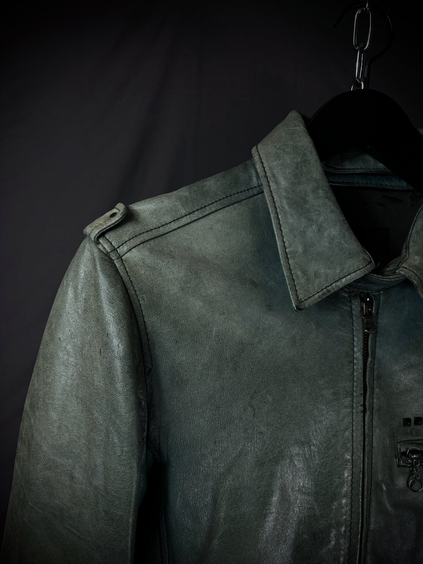 Tete Homme Studded Leather Jacket