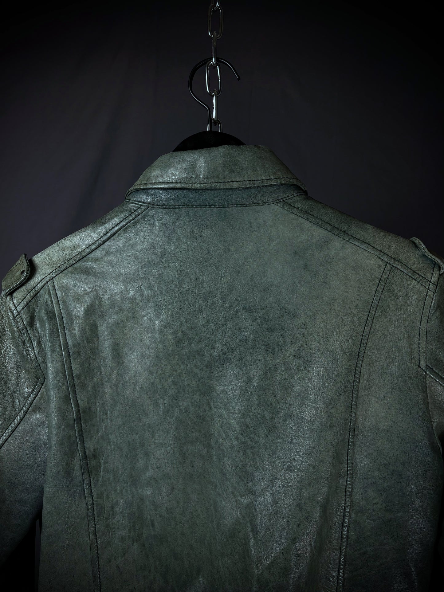 Tete Homme Studded Leather Jacket