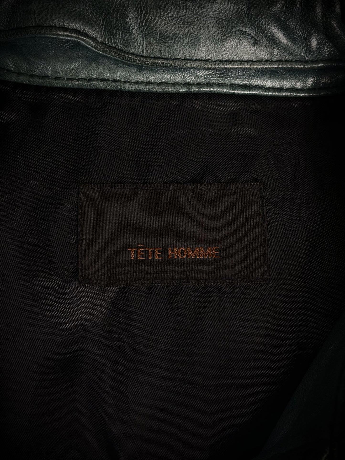 Tete Homme Studded Leather Jacket