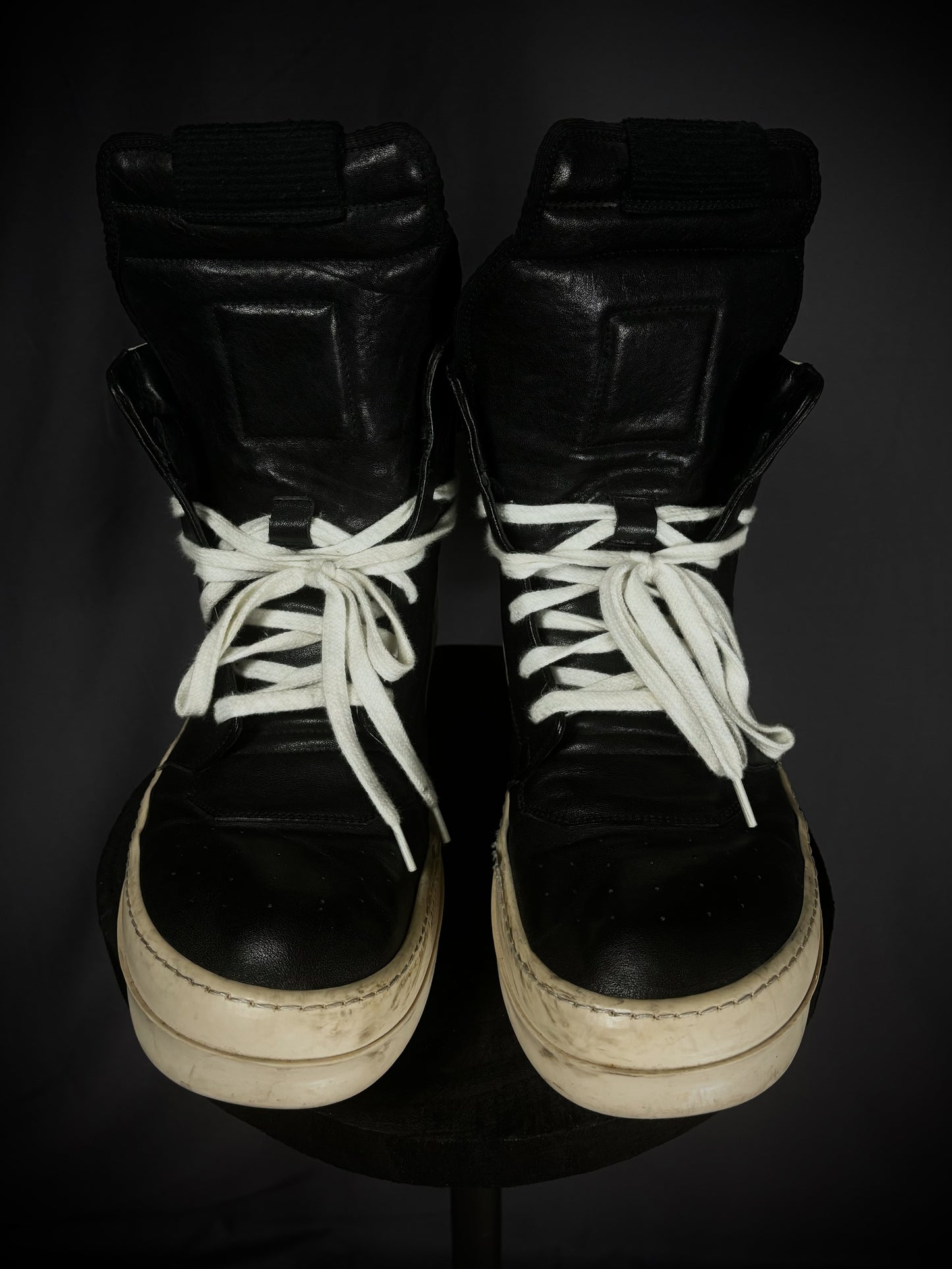 Rick Owens Black / Milk Geobaskets – FW12